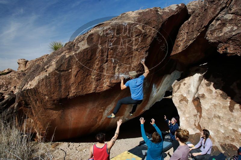 Bouldering in Hueco Tanks on 02/09/2019 with Blue Lizard Climbing and Yoga

Filename: SRM_20190209_1212530.jpg
Aperture: f/5.6
Shutter Speed: 1/250
Body: Canon EOS-1D Mark II
Lens: Canon EF 16-35mm f/2.8 L