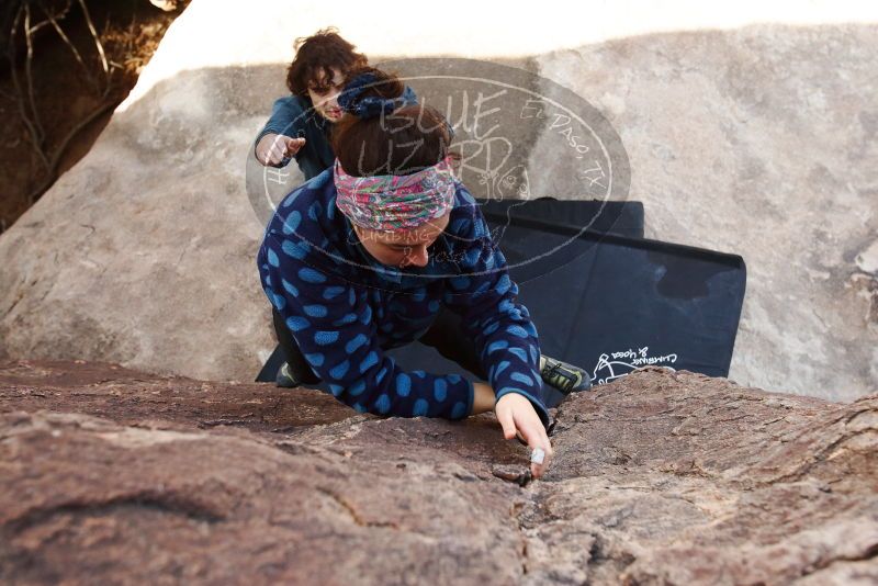 Bouldering in Hueco Tanks on 02/09/2019 with Blue Lizard Climbing and Yoga

Filename: SRM_20190209_1219140.jpg
Aperture: f/4.5
Shutter Speed: 1/250
Body: Canon EOS-1D Mark II
Lens: Canon EF 16-35mm f/2.8 L