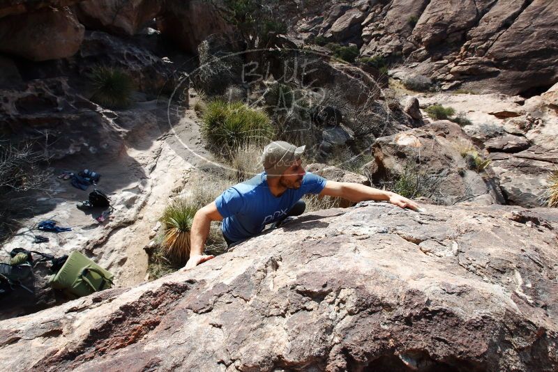 Bouldering in Hueco Tanks on 02/09/2019 with Blue Lizard Climbing and Yoga

Filename: SRM_20190209_1223130.jpg
Aperture: f/11.0
Shutter Speed: 1/160
Body: Canon EOS-1D Mark II
Lens: Canon EF 16-35mm f/2.8 L