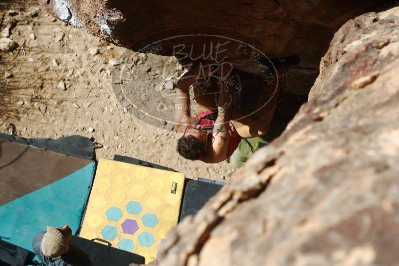 Bouldering in Hueco Tanks on 02/09/2019 with Blue Lizard Climbing and Yoga

Filename: SRM_20190209_1234390.jpg
Aperture: f/4.0
Shutter Speed: 1/1250
Body: Canon EOS-1D Mark II
Lens: Canon EF 50mm f/1.8 II