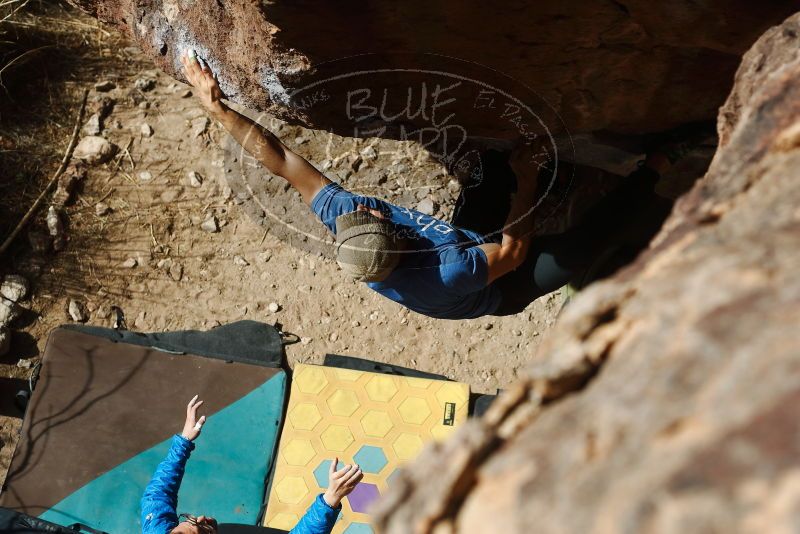 Bouldering in Hueco Tanks on 02/09/2019 with Blue Lizard Climbing and Yoga

Filename: SRM_20190209_1239430.jpg
Aperture: f/4.0
Shutter Speed: 1/2000
Body: Canon EOS-1D Mark II
Lens: Canon EF 50mm f/1.8 II