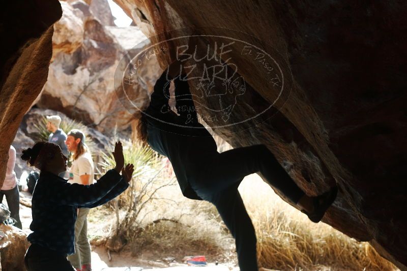 Bouldering in Hueco Tanks on 02/09/2019 with Blue Lizard Climbing and Yoga

Filename: SRM_20190209_1244320.jpg
Aperture: f/4.0
Shutter Speed: 1/160
Body: Canon EOS-1D Mark II
Lens: Canon EF 50mm f/1.8 II