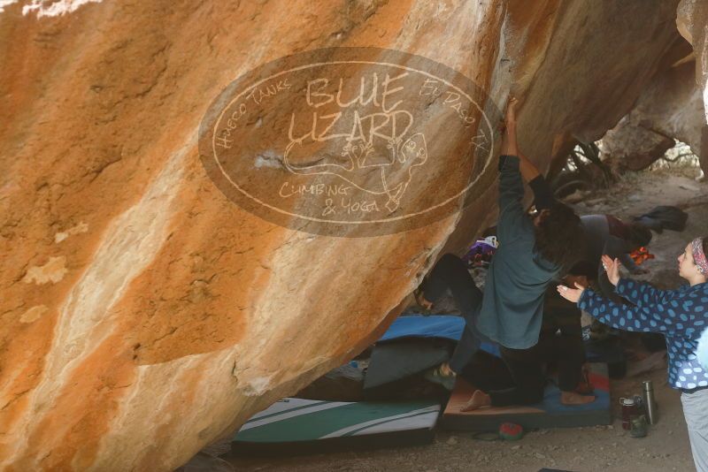 Bouldering in Hueco Tanks on 02/09/2019 with Blue Lizard Climbing and Yoga

Filename: SRM_20190209_1300590.jpg
Aperture: f/4.0
Shutter Speed: 1/200
Body: Canon EOS-1D Mark II
Lens: Canon EF 50mm f/1.8 II