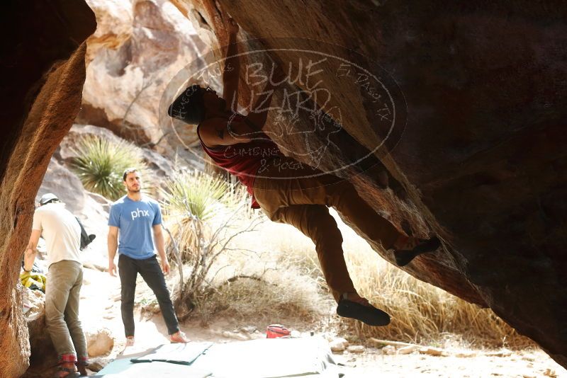 Bouldering in Hueco Tanks on 02/09/2019 with Blue Lizard Climbing and Yoga

Filename: SRM_20190209_1302550.jpg
Aperture: f/4.0
Shutter Speed: 1/400
Body: Canon EOS-1D Mark II
Lens: Canon EF 50mm f/1.8 II