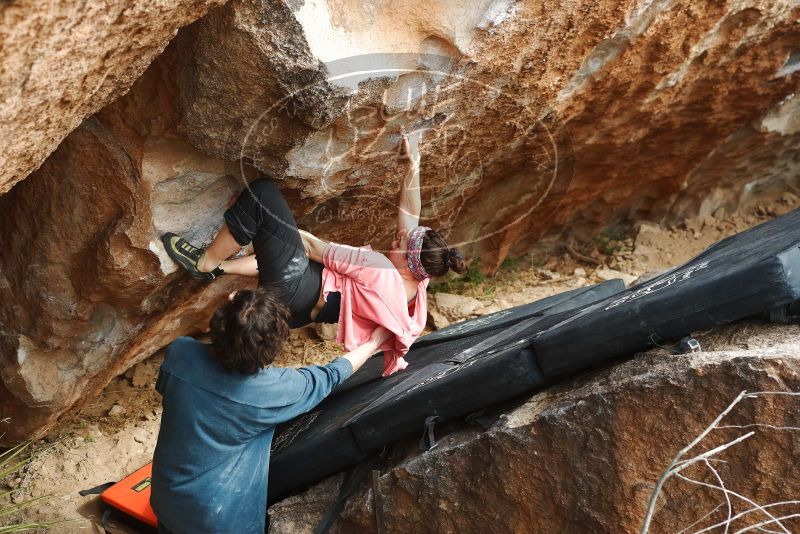 Bouldering in Hueco Tanks on 02/09/2019 with Blue Lizard Climbing and Yoga

Filename: SRM_20190209_1509040.jpg
Aperture: f/4.0
Shutter Speed: 1/400
Body: Canon EOS-1D Mark II
Lens: Canon EF 50mm f/1.8 II