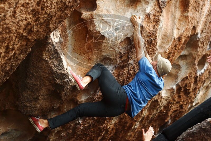 Bouldering in Hueco Tanks on 02/09/2019 with Blue Lizard Climbing and Yoga

Filename: SRM_20190209_1523350.jpg
Aperture: f/4.0
Shutter Speed: 1/500
Body: Canon EOS-1D Mark II
Lens: Canon EF 50mm f/1.8 II