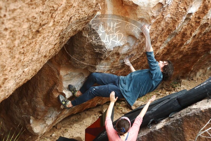 Bouldering in Hueco Tanks on 02/09/2019 with Blue Lizard Climbing and Yoga

Filename: SRM_20190209_1525440.jpg
Aperture: f/4.0
Shutter Speed: 1/320
Body: Canon EOS-1D Mark II
Lens: Canon EF 50mm f/1.8 II