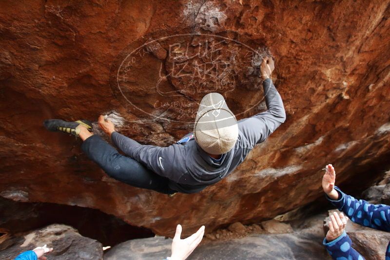 Bouldering in Hueco Tanks on 02/09/2019 with Blue Lizard Climbing and Yoga

Filename: SRM_20190209_1750140.jpg
Aperture: f/4.0
Shutter Speed: 1/160
Body: Canon EOS-1D Mark II
Lens: Canon EF 16-35mm f/2.8 L