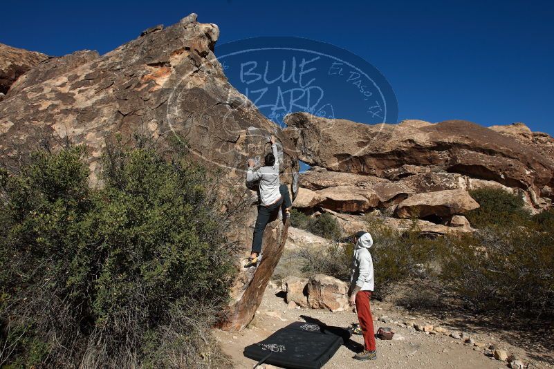 Bouldering in Hueco Tanks on 02/17/2019 with Blue Lizard Climbing and Yoga

Filename: SRM_20190217_1058550.jpg
Aperture: f/5.6
Shutter Speed: 1/500
Body: Canon EOS-1D Mark II
Lens: Canon EF 16-35mm f/2.8 L