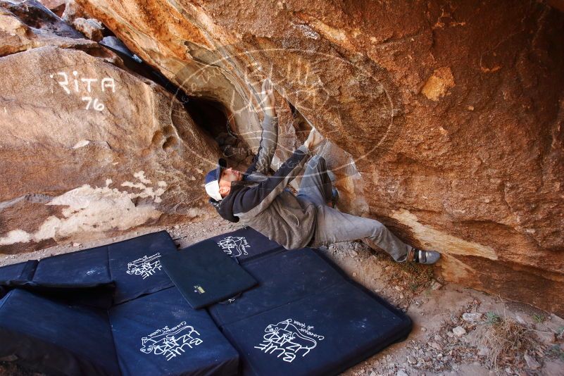 Bouldering in Hueco Tanks on 02/17/2019 with Blue Lizard Climbing and Yoga

Filename: SRM_20190217_1107450.jpg
Aperture: f/4.5
Shutter Speed: 1/160
Body: Canon EOS-1D Mark II
Lens: Canon EF 16-35mm f/2.8 L