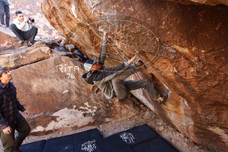 Bouldering in Hueco Tanks on 02/17/2019 with Blue Lizard Climbing and Yoga

Filename: SRM_20190217_1107560.jpg
Aperture: f/4.5
Shutter Speed: 1/200
Body: Canon EOS-1D Mark II
Lens: Canon EF 16-35mm f/2.8 L