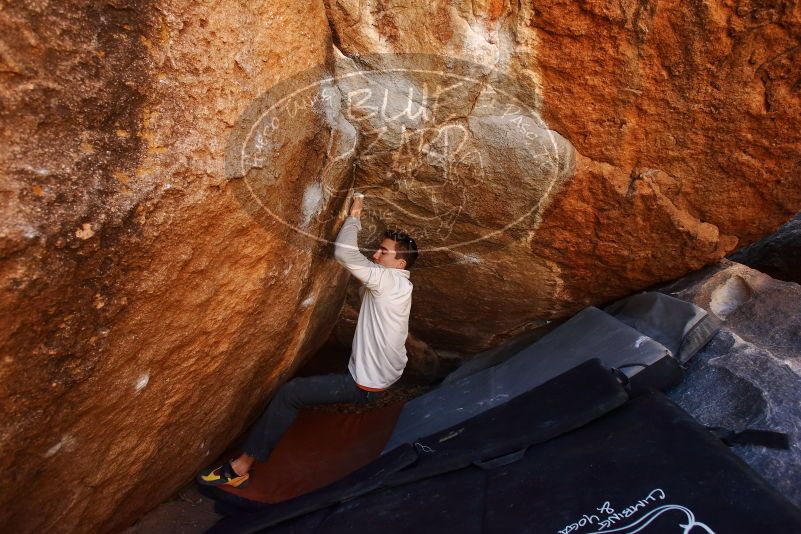 Bouldering in Hueco Tanks on 02/17/2019 with Blue Lizard Climbing and Yoga

Filename: SRM_20190217_1211010.jpg
Aperture: f/4.5
Shutter Speed: 1/320
Body: Canon EOS-1D Mark II
Lens: Canon EF 16-35mm f/2.8 L