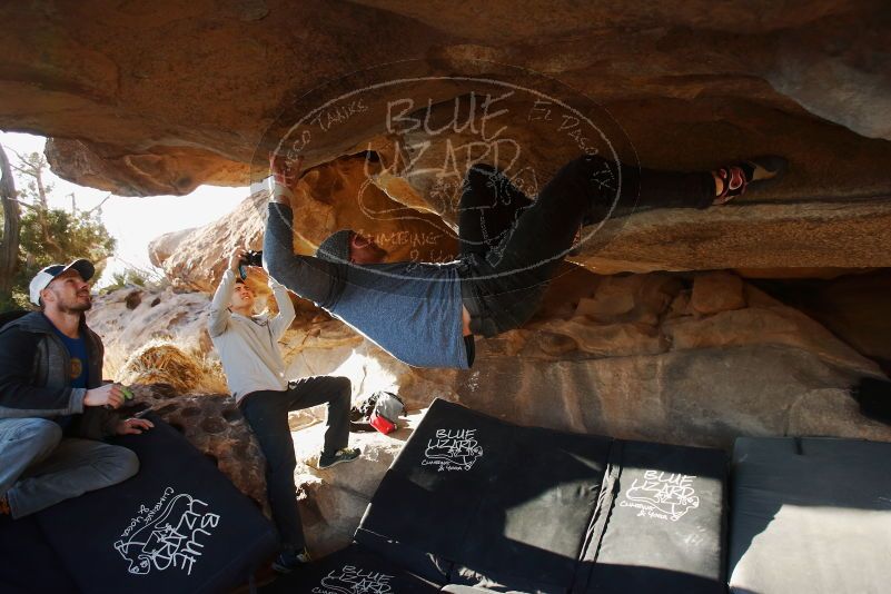 Bouldering in Hueco Tanks on 02/17/2019 with Blue Lizard Climbing and Yoga

Filename: SRM_20190217_1725550.jpg
Aperture: f/4.0
Shutter Speed: 1/320
Body: Canon EOS-1D Mark II
Lens: Canon EF 16-35mm f/2.8 L