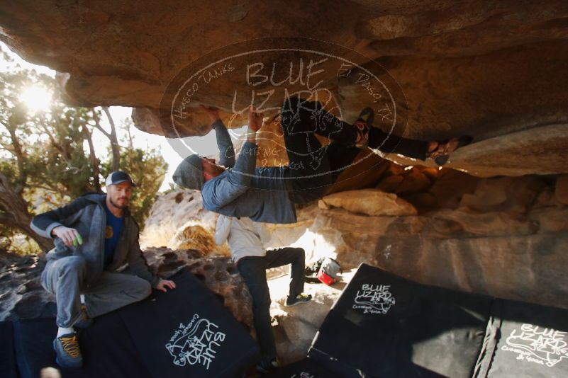 Bouldering in Hueco Tanks on 02/17/2019 with Blue Lizard Climbing and Yoga

Filename: SRM_20190217_1725580.jpg
Aperture: f/4.0
Shutter Speed: 1/320
Body: Canon EOS-1D Mark II
Lens: Canon EF 16-35mm f/2.8 L