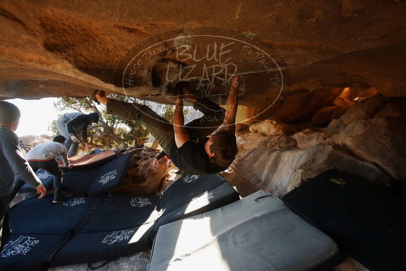 Bouldering in Hueco Tanks on 02/17/2019 with Blue Lizard Climbing and Yoga

Filename: SRM_20190217_1730010.jpg
Aperture: f/4.0
Shutter Speed: 1/250
Body: Canon EOS-1D Mark II
Lens: Canon EF 16-35mm f/2.8 L