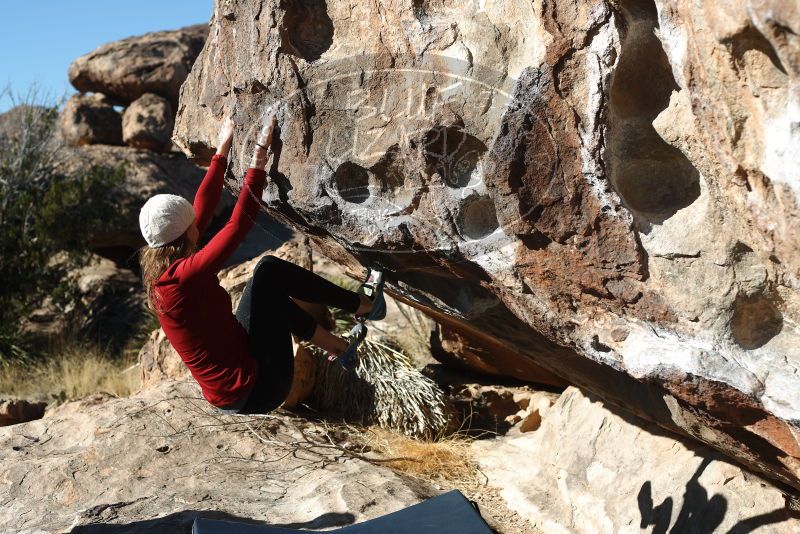 Bouldering in Hueco Tanks on 02/22/2019 with Blue Lizard Climbing and Yoga

Filename: SRM_20190222_1016500.jpg
Aperture: f/4.0
Shutter Speed: 1/500
Body: Canon EOS-1D Mark II
Lens: Canon EF 50mm f/1.8 II