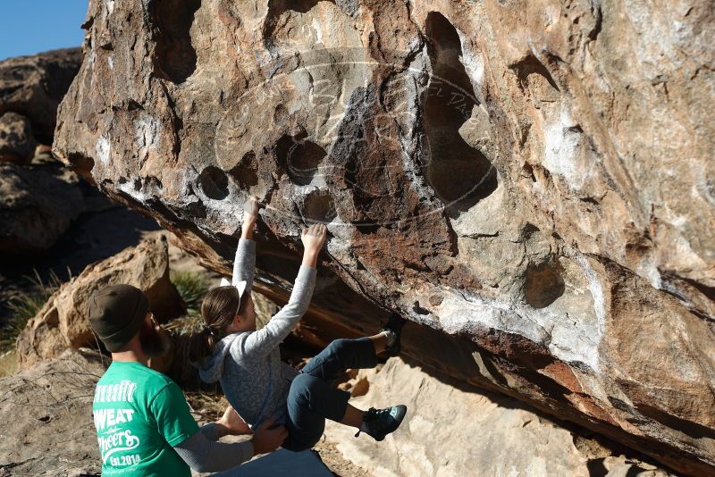 Bouldering in Hueco Tanks on 02/22/2019 with Blue Lizard Climbing and Yoga

Filename: SRM_20190222_1018100.jpg
Aperture: f/4.0
Shutter Speed: 1/800
Body: Canon EOS-1D Mark II
Lens: Canon EF 50mm f/1.8 II