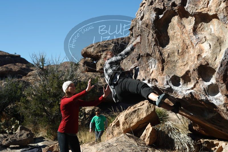 Bouldering in Hueco Tanks on 02/22/2019 with Blue Lizard Climbing and Yoga

Filename: SRM_20190222_1022220.jpg
Aperture: f/4.0
Shutter Speed: 1/640
Body: Canon EOS-1D Mark II
Lens: Canon EF 50mm f/1.8 II