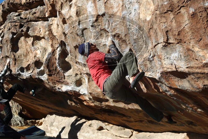 Bouldering in Hueco Tanks on 02/22/2019 with Blue Lizard Climbing and Yoga

Filename: SRM_20190222_1024530.jpg
Aperture: f/4.0
Shutter Speed: 1/640
Body: Canon EOS-1D Mark II
Lens: Canon EF 50mm f/1.8 II