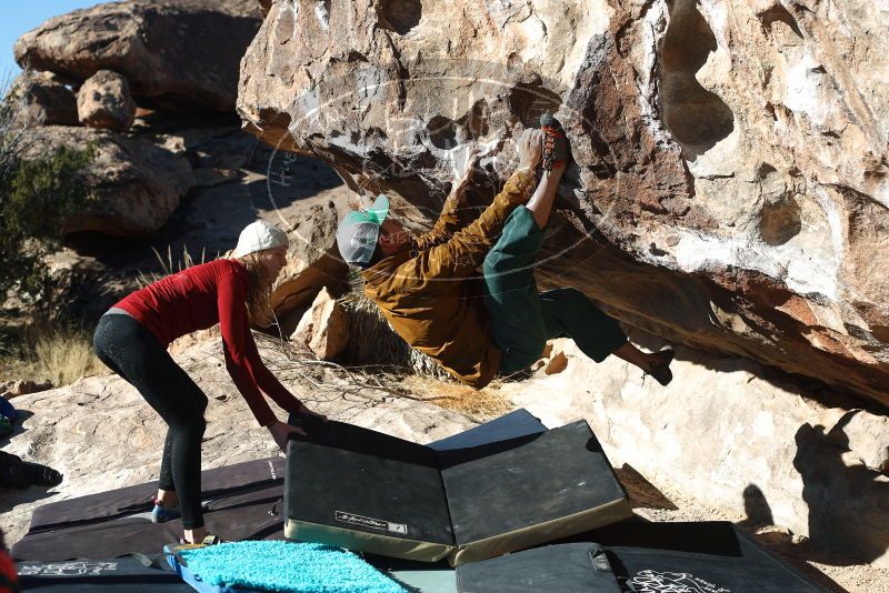 Bouldering in Hueco Tanks on 02/22/2019 with Blue Lizard Climbing and Yoga

Filename: SRM_20190222_1026030.jpg
Aperture: f/4.0
Shutter Speed: 1/500
Body: Canon EOS-1D Mark II
Lens: Canon EF 50mm f/1.8 II