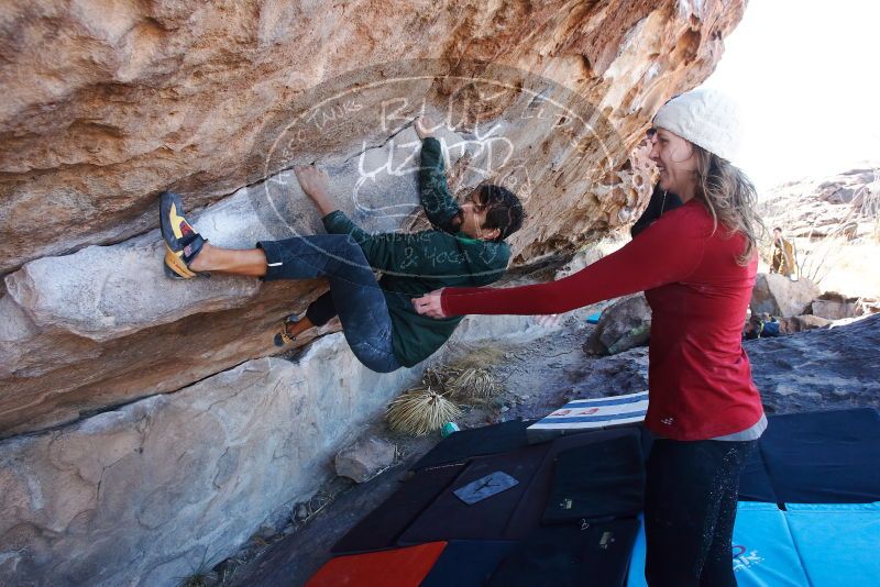 Bouldering in Hueco Tanks on 02/22/2019 with Blue Lizard Climbing and Yoga

Filename: SRM_20190222_1119160.jpg
Aperture: f/5.6
Shutter Speed: 1/250
Body: Canon EOS-1D Mark II
Lens: Canon EF 16-35mm f/2.8 L