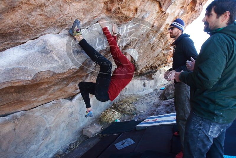 Bouldering in Hueco Tanks on 02/22/2019 with Blue Lizard Climbing and Yoga

Filename: SRM_20190222_1131100.jpg
Aperture: f/5.6
Shutter Speed: 1/250
Body: Canon EOS-1D Mark II
Lens: Canon EF 16-35mm f/2.8 L