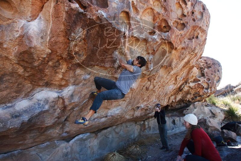 Bouldering in Hueco Tanks on 02/22/2019 with Blue Lizard Climbing and Yoga

Filename: SRM_20190222_1140460.jpg
Aperture: f/9.0
Shutter Speed: 1/250
Body: Canon EOS-1D Mark II
Lens: Canon EF 16-35mm f/2.8 L