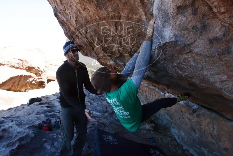 Bouldering in Hueco Tanks on 02/22/2019 with Blue Lizard Climbing and Yoga

Filename: SRM_20190222_1146530.jpg
Aperture: f/9.0
Shutter Speed: 1/250
Body: Canon EOS-1D Mark II
Lens: Canon EF 16-35mm f/2.8 L