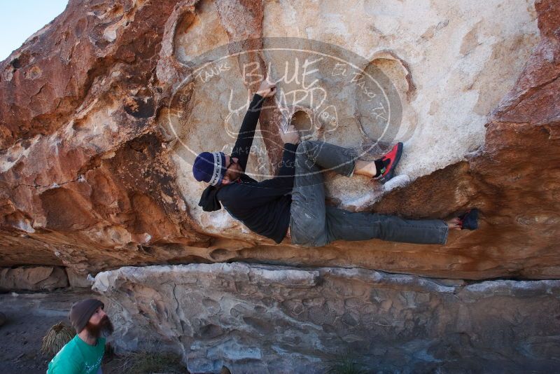 Bouldering in Hueco Tanks on 02/22/2019 with Blue Lizard Climbing and Yoga

Filename: SRM_20190222_1200430.jpg
Aperture: f/8.0
Shutter Speed: 1/250
Body: Canon EOS-1D Mark II
Lens: Canon EF 16-35mm f/2.8 L