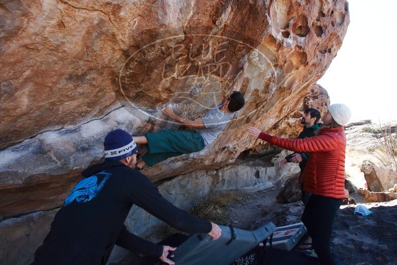 Bouldering in Hueco Tanks on 02/22/2019 with Blue Lizard Climbing and Yoga

Filename: SRM_20190222_1204440.jpg
Aperture: f/9.0
Shutter Speed: 1/250
Body: Canon EOS-1D Mark II
Lens: Canon EF 16-35mm f/2.8 L