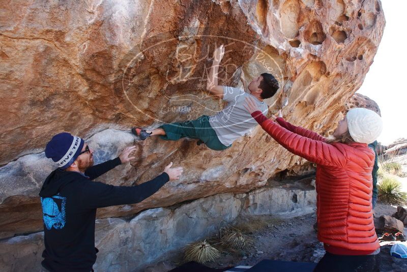 Bouldering in Hueco Tanks on 02/22/2019 with Blue Lizard Climbing and Yoga

Filename: SRM_20190222_1204510.jpg
Aperture: f/8.0
Shutter Speed: 1/250
Body: Canon EOS-1D Mark II
Lens: Canon EF 16-35mm f/2.8 L