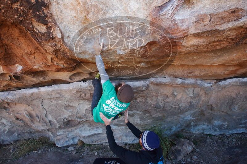 Bouldering in Hueco Tanks on 02/22/2019 with Blue Lizard Climbing and Yoga

Filename: SRM_20190222_1220150.jpg
Aperture: f/7.1
Shutter Speed: 1/250
Body: Canon EOS-1D Mark II
Lens: Canon EF 16-35mm f/2.8 L