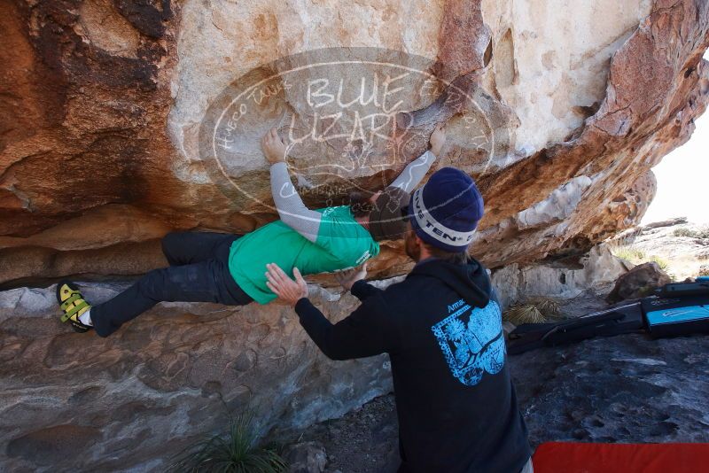 Bouldering in Hueco Tanks on 02/22/2019 with Blue Lizard Climbing and Yoga

Filename: SRM_20190222_1220240.jpg
Aperture: f/7.1
Shutter Speed: 1/250
Body: Canon EOS-1D Mark II
Lens: Canon EF 16-35mm f/2.8 L