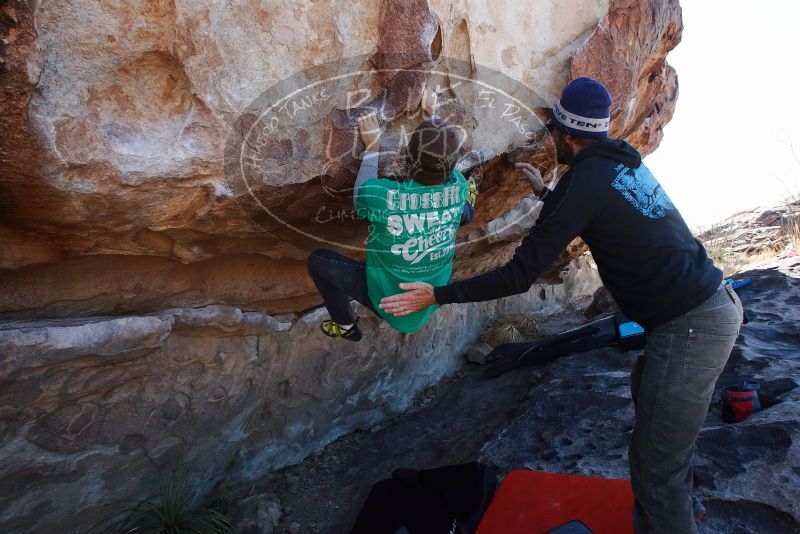 Bouldering in Hueco Tanks on 02/22/2019 with Blue Lizard Climbing and Yoga

Filename: SRM_20190222_1220430.jpg
Aperture: f/9.0
Shutter Speed: 1/250
Body: Canon EOS-1D Mark II
Lens: Canon EF 16-35mm f/2.8 L