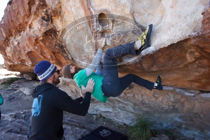 Bouldering in Hueco Tanks on 02/22/2019 with Blue Lizard Climbing and Yoga

Filename: SRM_20190222_1220460.jpg
Aperture: f/7.1
Shutter Speed: 1/250
Body: Canon EOS-1D Mark II
Lens: Canon EF 16-35mm f/2.8 L