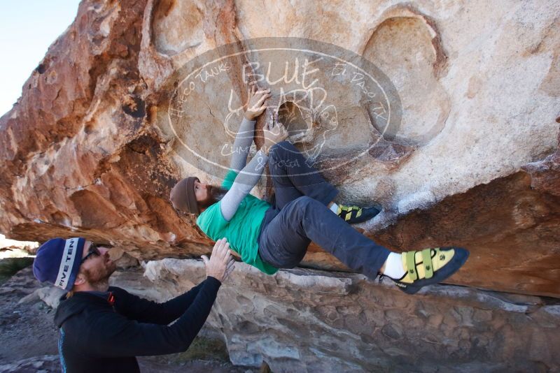 Bouldering in Hueco Tanks on 02/22/2019 with Blue Lizard Climbing and Yoga

Filename: SRM_20190222_1220520.jpg
Aperture: f/8.0
Shutter Speed: 1/250
Body: Canon EOS-1D Mark II
Lens: Canon EF 16-35mm f/2.8 L