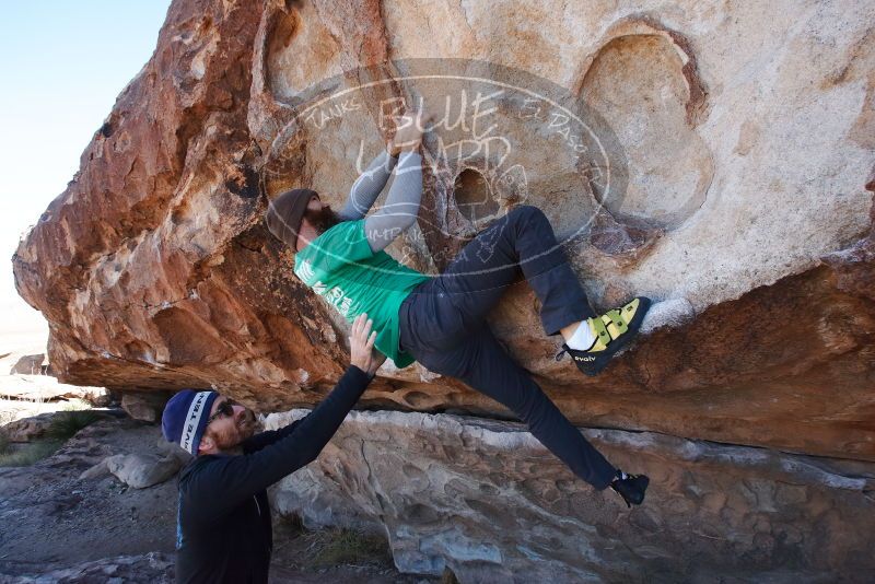 Bouldering in Hueco Tanks on 02/22/2019 with Blue Lizard Climbing and Yoga

Filename: SRM_20190222_1220560.jpg
Aperture: f/9.0
Shutter Speed: 1/250
Body: Canon EOS-1D Mark II
Lens: Canon EF 16-35mm f/2.8 L