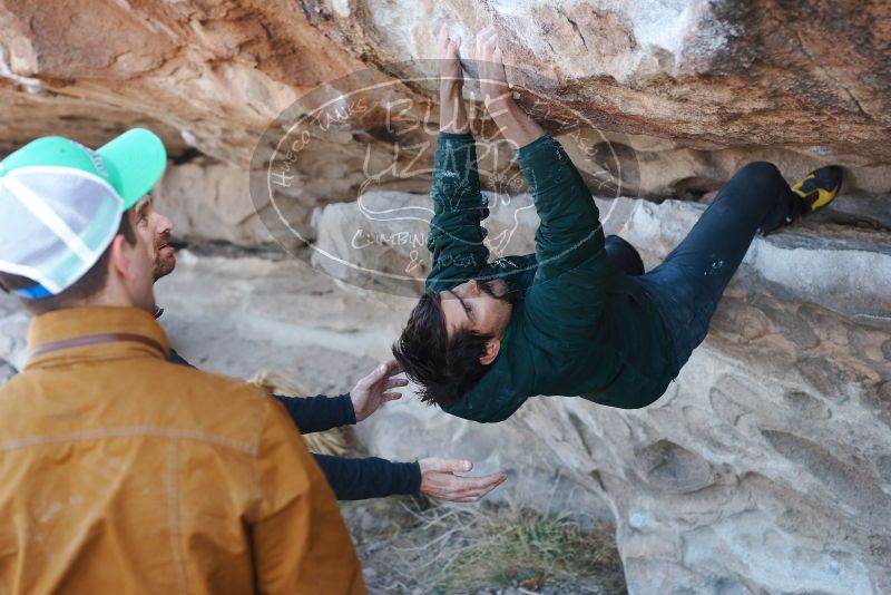 Bouldering in Hueco Tanks on 02/22/2019 with Blue Lizard Climbing and Yoga

Filename: SRM_20190222_1258520.jpg
Aperture: f/3.5
Shutter Speed: 1/250
Body: Canon EOS-1D Mark II
Lens: Canon EF 50mm f/1.8 II