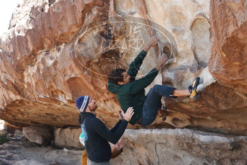 Bouldering in Hueco Tanks on 02/22/2019 with Blue Lizard Climbing and Yoga

Filename: SRM_20190222_1259170.jpg
Aperture: f/5.6
Shutter Speed: 1/250
Body: Canon EOS-1D Mark II
Lens: Canon EF 50mm f/1.8 II