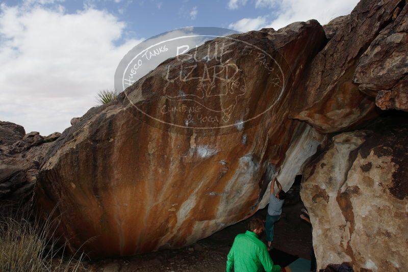 Bouldering in Hueco Tanks on 02/22/2019 with Blue Lizard Climbing and Yoga

Filename: SRM_20190222_1348010.jpg
Aperture: f/7.1
Shutter Speed: 1/250
Body: Canon EOS-1D Mark II
Lens: Canon EF 16-35mm f/2.8 L