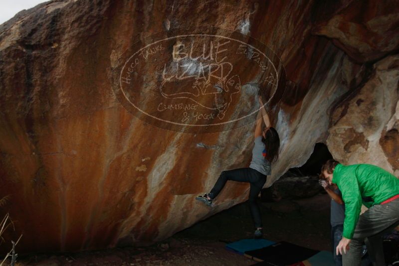 Bouldering in Hueco Tanks on 02/22/2019 with Blue Lizard Climbing and Yoga

Filename: SRM_20190222_1349580.jpg
Aperture: f/7.1
Shutter Speed: 1/250
Body: Canon EOS-1D Mark II
Lens: Canon EF 16-35mm f/2.8 L