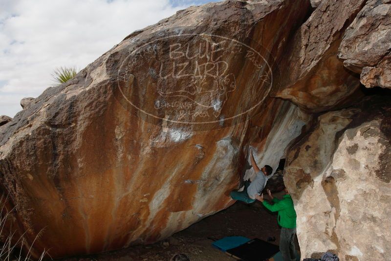 Bouldering in Hueco Tanks on 02/22/2019 with Blue Lizard Climbing and Yoga

Filename: SRM_20190222_1354570.jpg
Aperture: f/7.1
Shutter Speed: 1/250
Body: Canon EOS-1D Mark II
Lens: Canon EF 16-35mm f/2.8 L