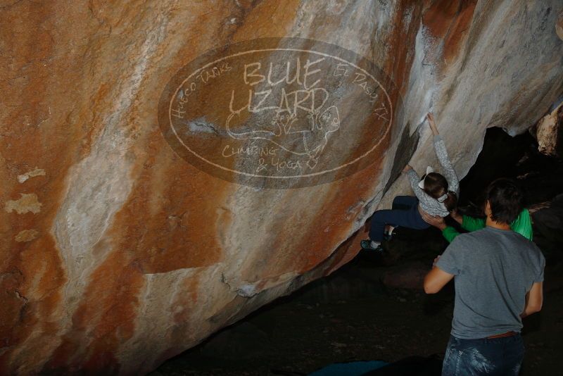 Bouldering in Hueco Tanks on 02/22/2019 with Blue Lizard Climbing and Yoga

Filename: SRM_20190222_1358320.jpg
Aperture: f/7.1
Shutter Speed: 1/320
Body: Canon EOS-1D Mark II
Lens: Canon EF 16-35mm f/2.8 L