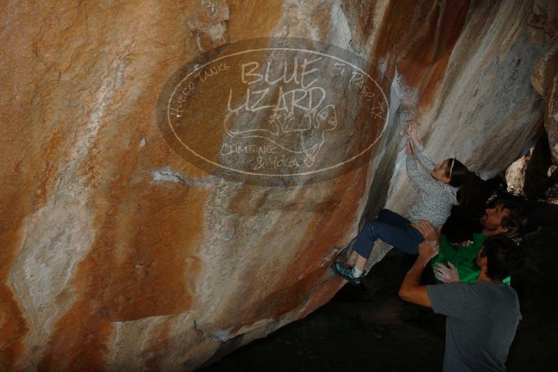 Bouldering in Hueco Tanks on 02/22/2019 with Blue Lizard Climbing and Yoga

Filename: SRM_20190222_1358450.jpg
Aperture: f/7.1
Shutter Speed: 1/320
Body: Canon EOS-1D Mark II
Lens: Canon EF 16-35mm f/2.8 L