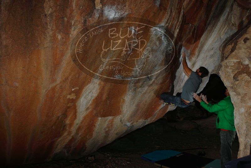 Bouldering in Hueco Tanks on 02/22/2019 with Blue Lizard Climbing and Yoga

Filename: SRM_20190222_1409000.jpg
Aperture: f/7.1
Shutter Speed: 1/320
Body: Canon EOS-1D Mark II
Lens: Canon EF 16-35mm f/2.8 L