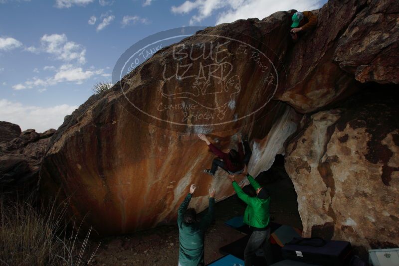 Bouldering in Hueco Tanks on 02/22/2019 with Blue Lizard Climbing and Yoga

Filename: SRM_20190222_1421360.jpg
Aperture: f/7.1
Shutter Speed: 1/320
Body: Canon EOS-1D Mark II
Lens: Canon EF 16-35mm f/2.8 L