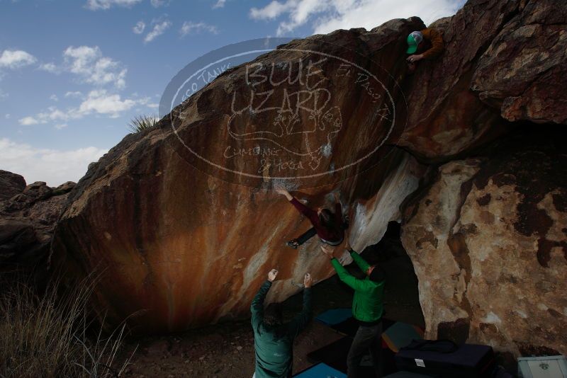 Bouldering in Hueco Tanks on 02/22/2019 with Blue Lizard Climbing and Yoga

Filename: SRM_20190222_1421430.jpg
Aperture: f/7.1
Shutter Speed: 1/320
Body: Canon EOS-1D Mark II
Lens: Canon EF 16-35mm f/2.8 L