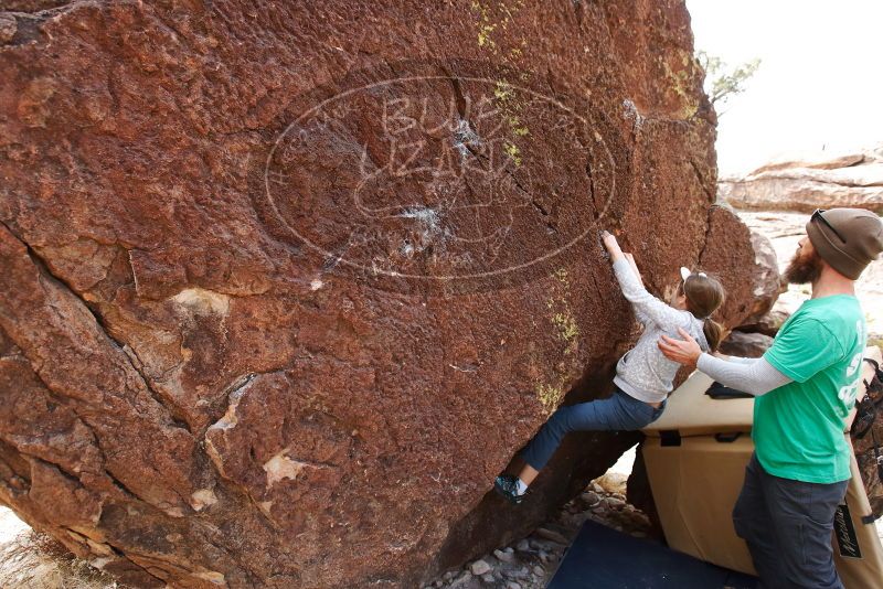 Bouldering in Hueco Tanks on 02/22/2019 with Blue Lizard Climbing and Yoga

Filename: SRM_20190222_1515270.jpg
Aperture: f/5.0
Shutter Speed: 1/250
Body: Canon EOS-1D Mark II
Lens: Canon EF 16-35mm f/2.8 L