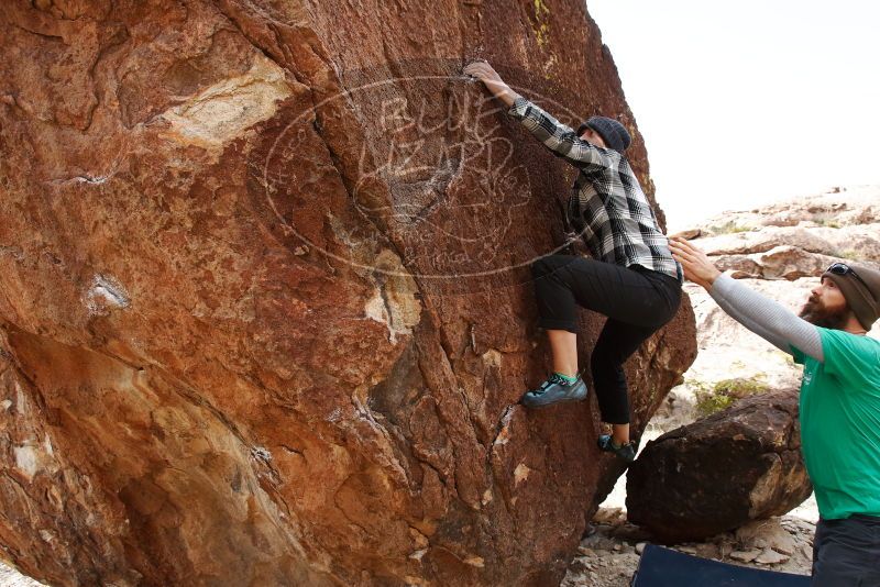 Bouldering in Hueco Tanks on 02/22/2019 with Blue Lizard Climbing and Yoga

Filename: SRM_20190222_1521111.jpg
Aperture: f/6.3
Shutter Speed: 1/250
Body: Canon EOS-1D Mark II
Lens: Canon EF 16-35mm f/2.8 L