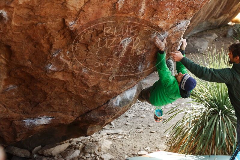 Bouldering in Hueco Tanks on 02/22/2019 with Blue Lizard Climbing and Yoga

Filename: SRM_20190222_1531450.jpg
Aperture: f/4.5
Shutter Speed: 1/320
Body: Canon EOS-1D Mark II
Lens: Canon EF 50mm f/1.8 II